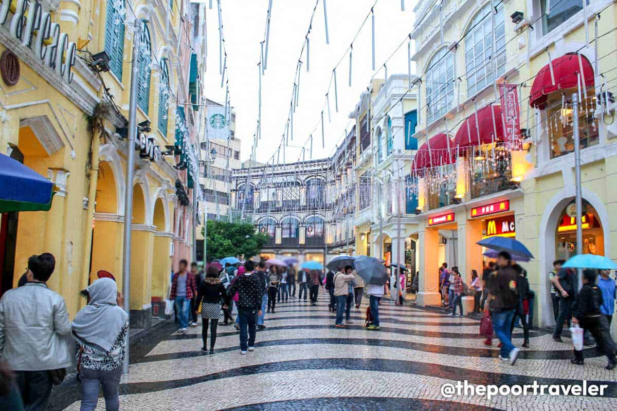 Rainy Macau in November