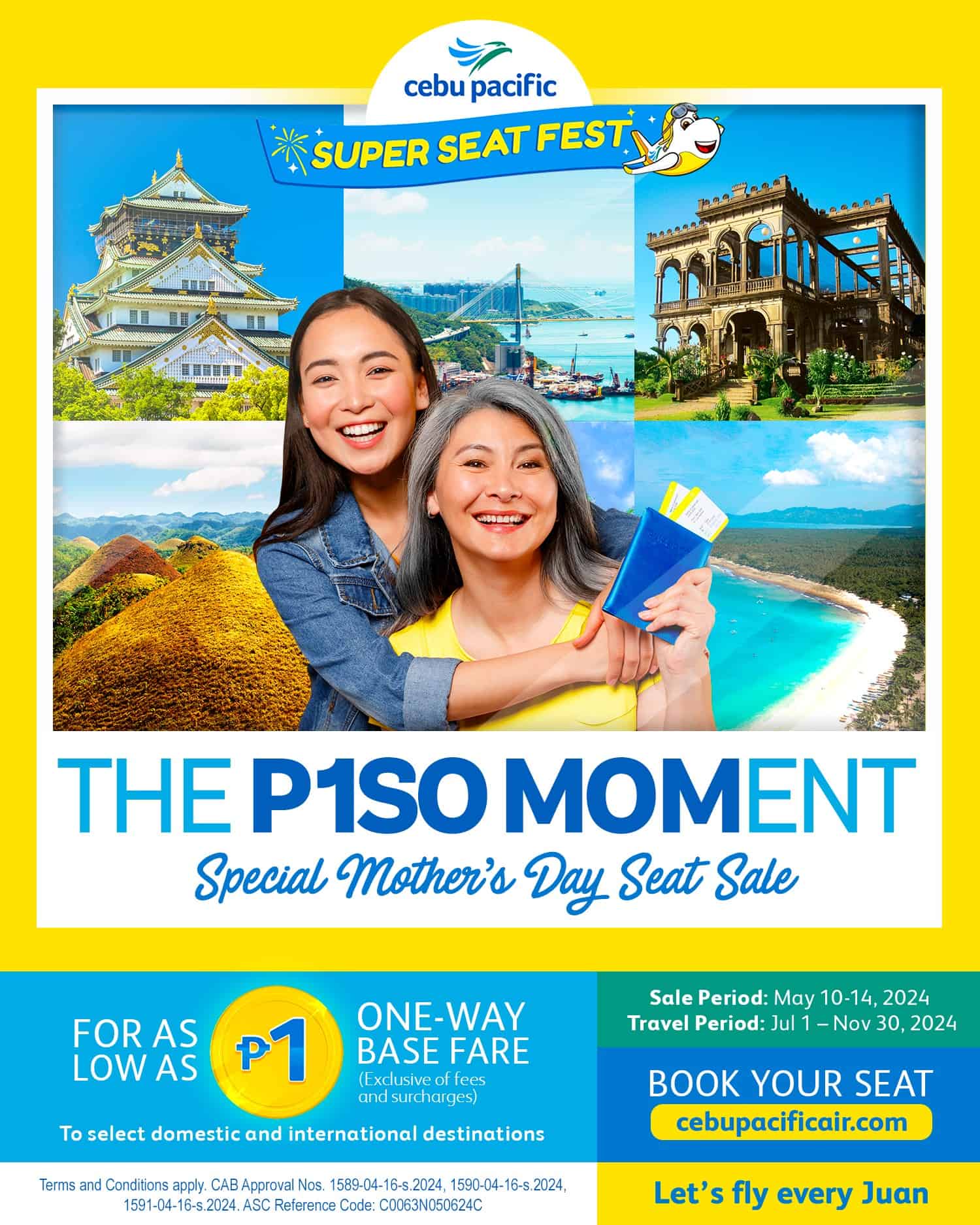 Cebu Pacific Mother's Day SALE 2024