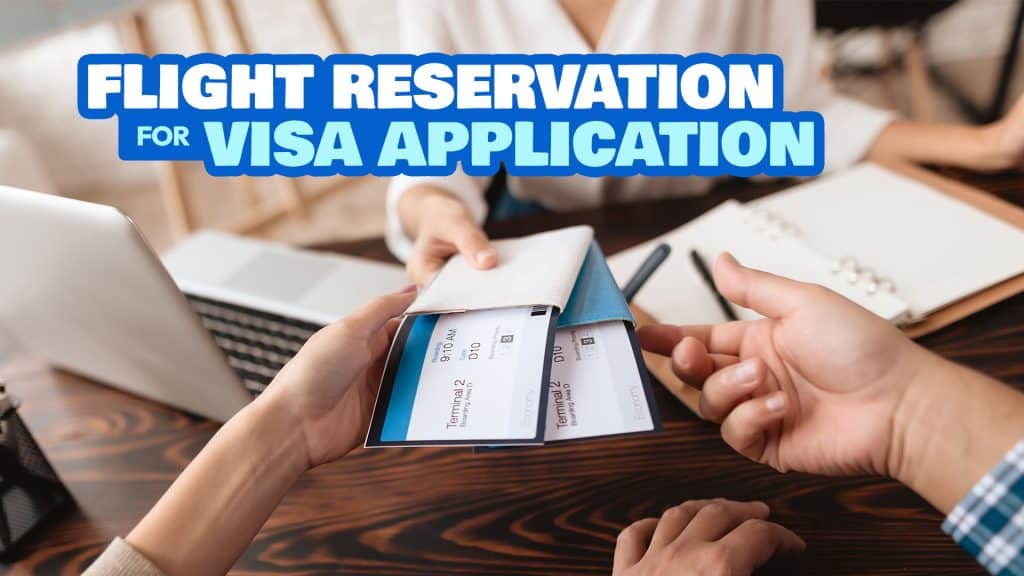 Flight Reservation for Visa