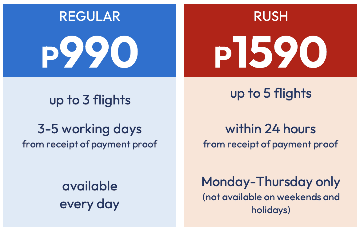 Gazelle Flight Reservation 2024 Rates