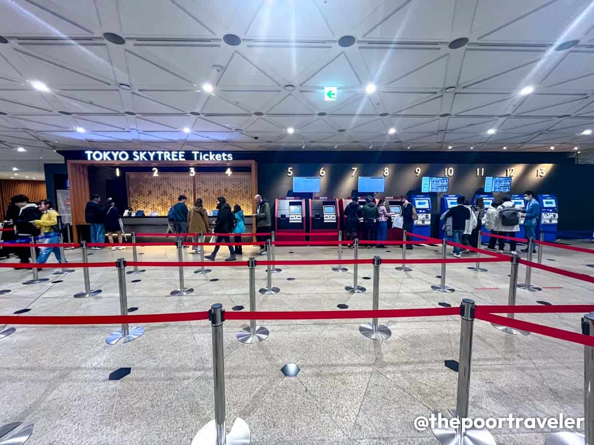 Tokyo SkyTree Ticket Counter