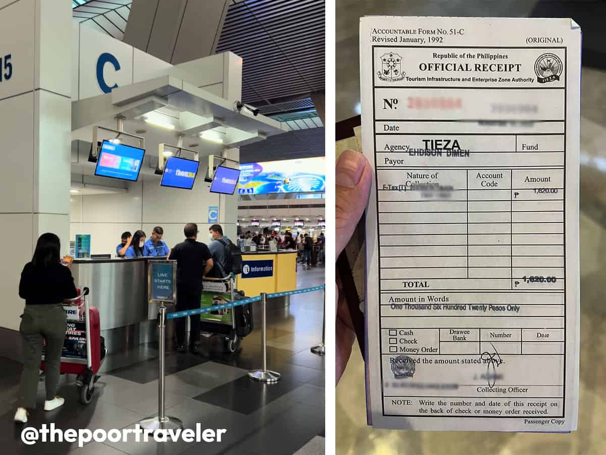 Airport Travel Tax Counter