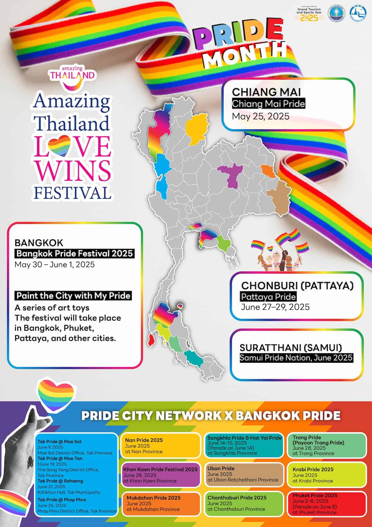 Amazing Thailand Pride Month Schedule