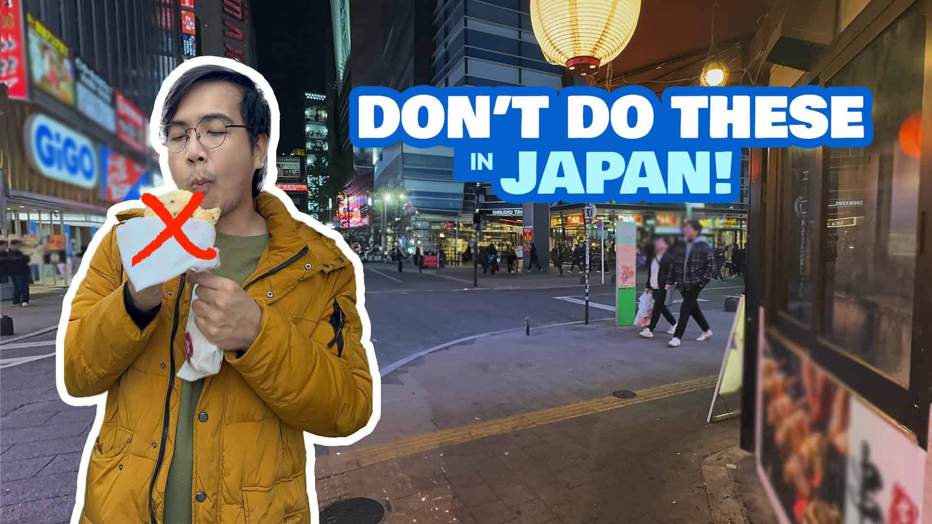 Top 15 Usual Tourist MISTAKES in JAPAN