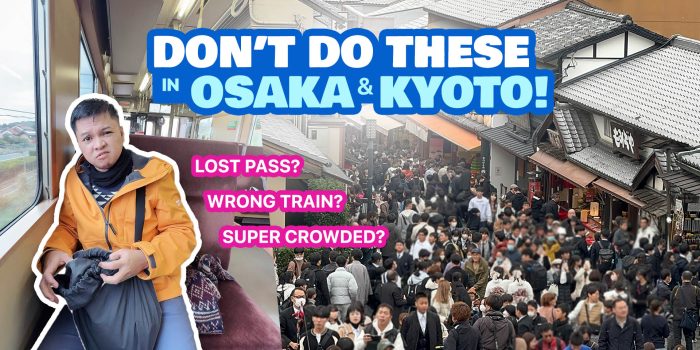 Top 10 Usual Tourist MISTAKES in OSAKA & KYOTO, Japan