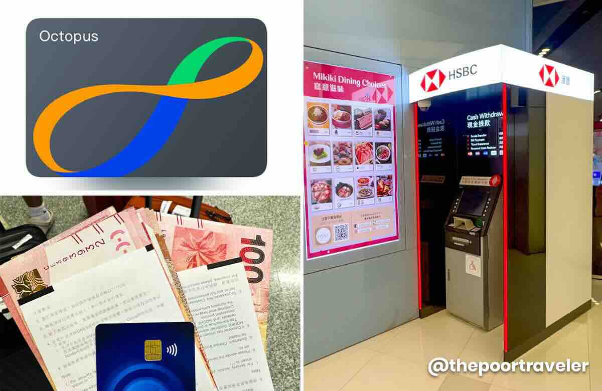 Cash and Octopus Card Hong Kong