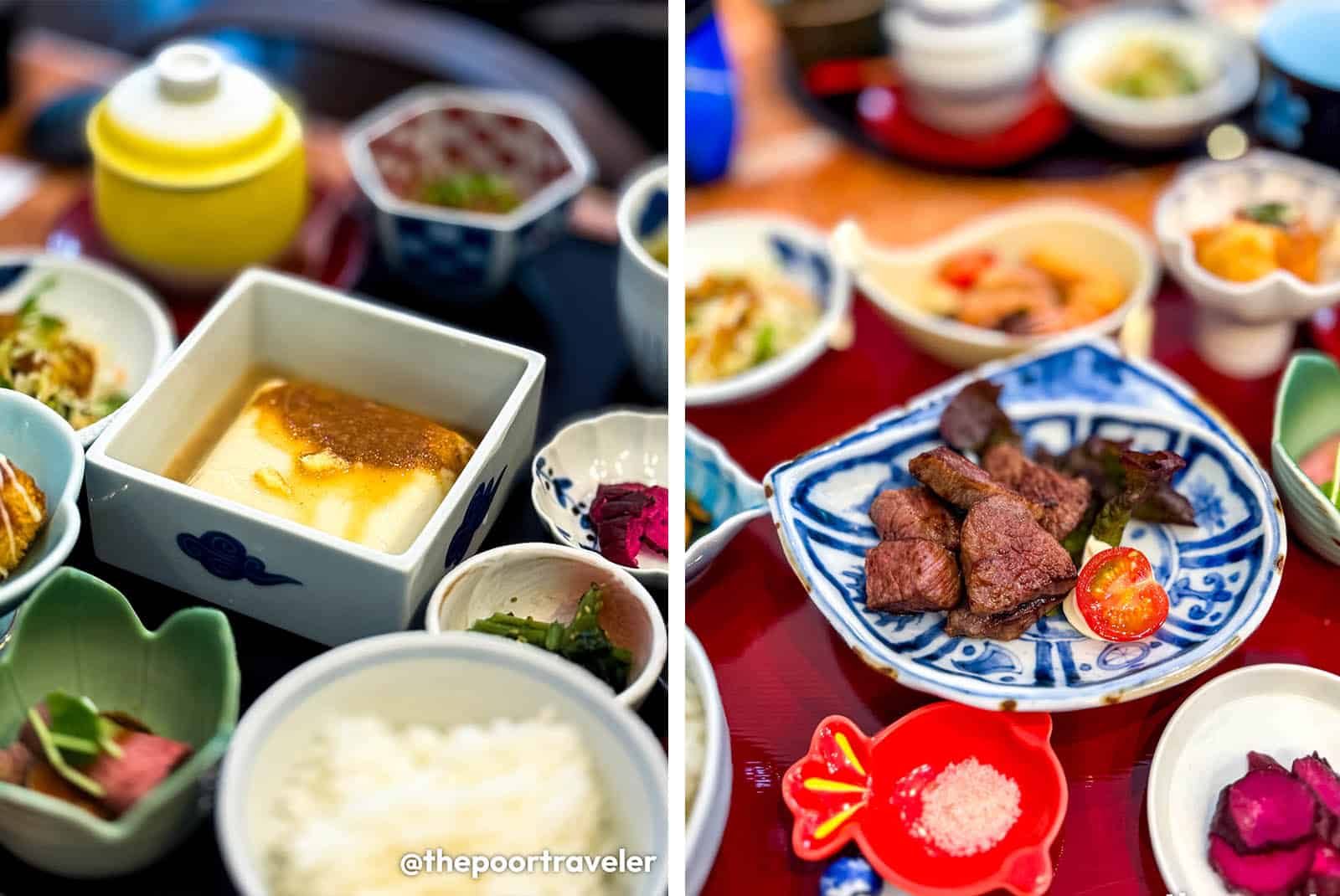 Gallery Arita Lunch Menu Tofu and Beef