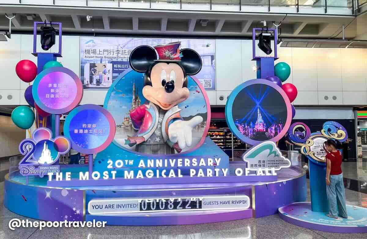 Hong Kong Airport Disneyland Display