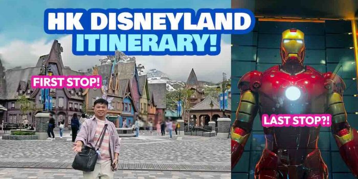 HONG KONG DISNEYLAND Sample Route & Itinerary