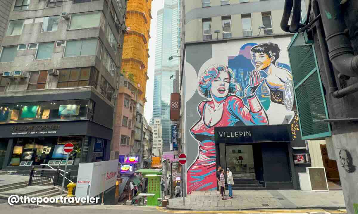 Hotel Madera Hollywood Mural Hong Kong