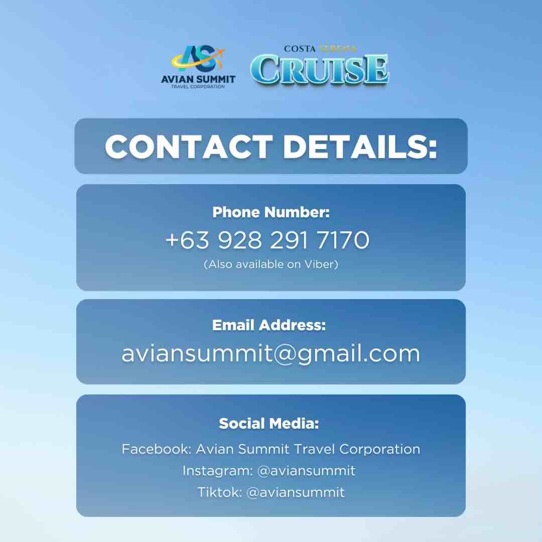 Avian Summit Contact Costa Serena