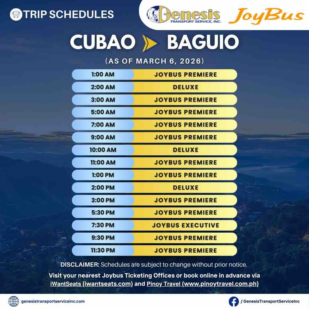 Cubao_Baguio Genesis