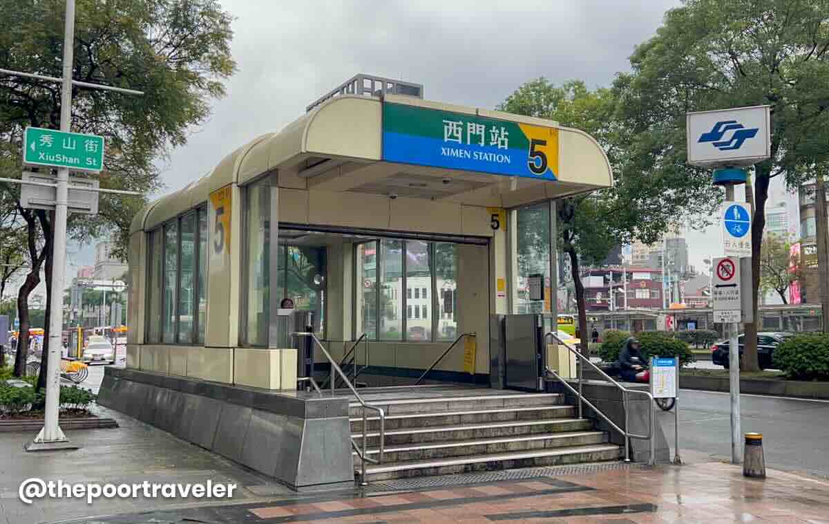 Ximen MRT Station Taipei