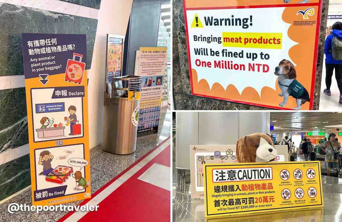 Taiwan Airport Prohibited Items