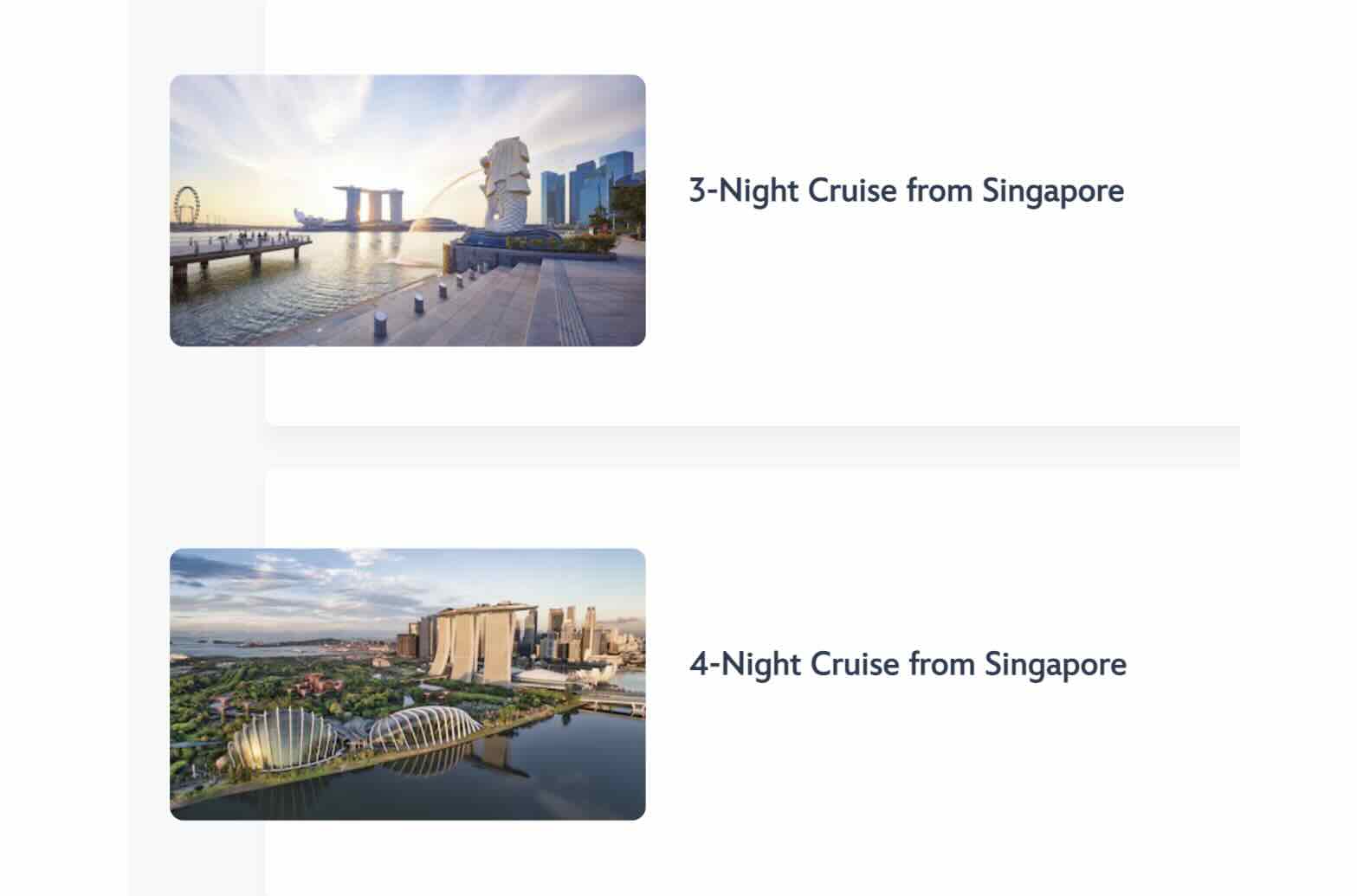 Disney Adventure Singapore Sailings