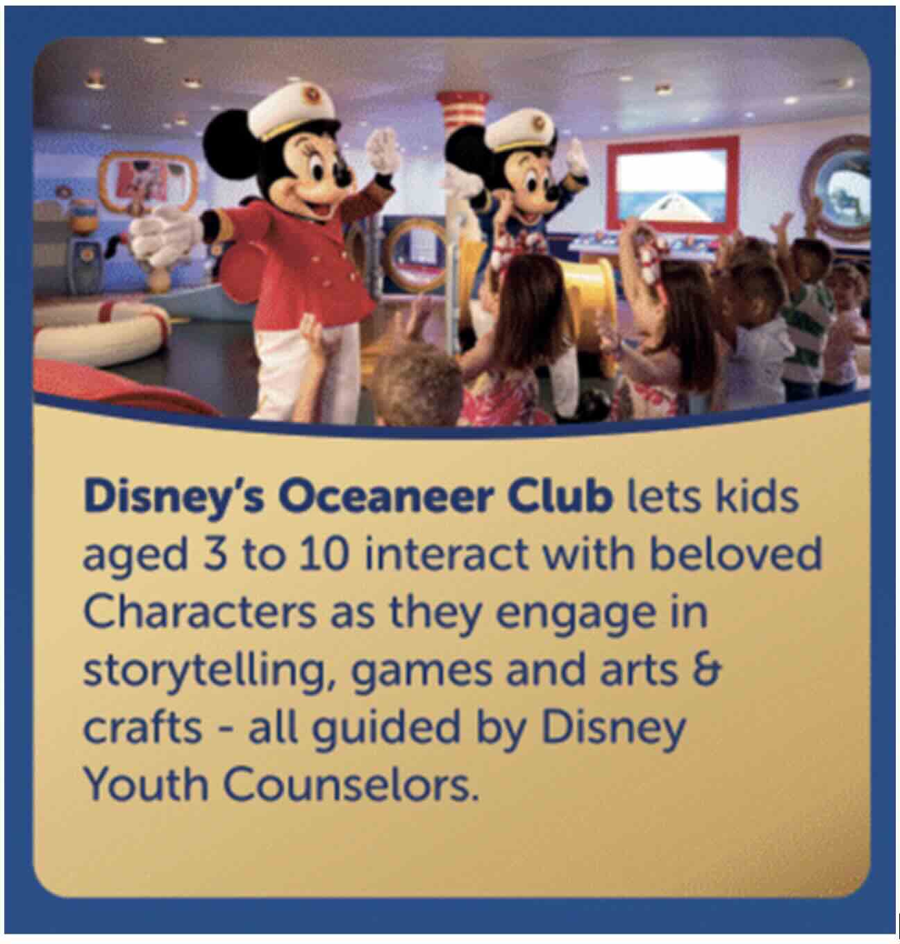 Oceaneer Club Disney Adventure