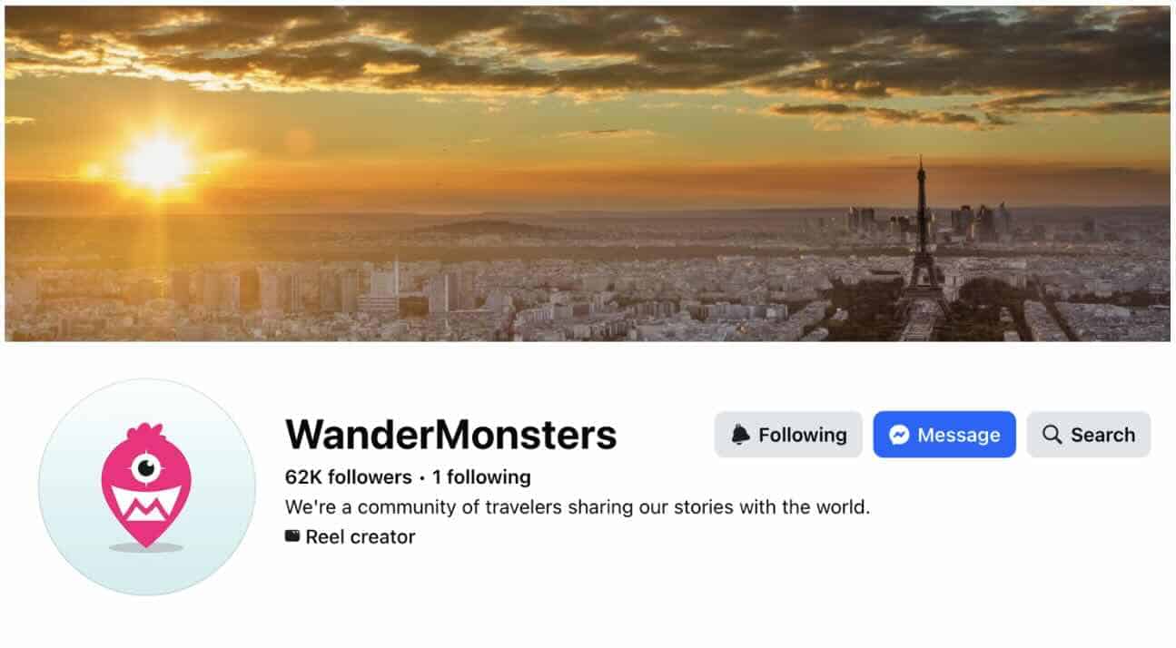 WanderMonsters FB Page